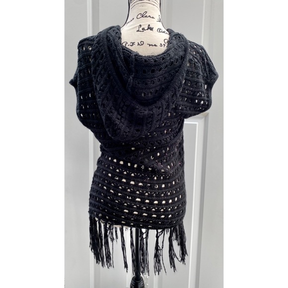 NWOT Black Wet Seal Beachy Cardigan - Picture 2 of 5